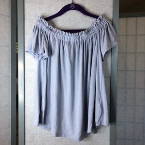 New Look (UK) girls light periwinkle blue top